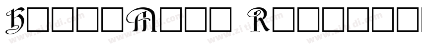 HorstMore Regular字体转换